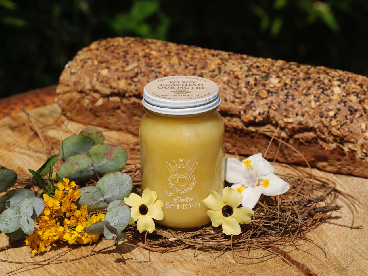 Miel mantequilla cremosa flor Acahual